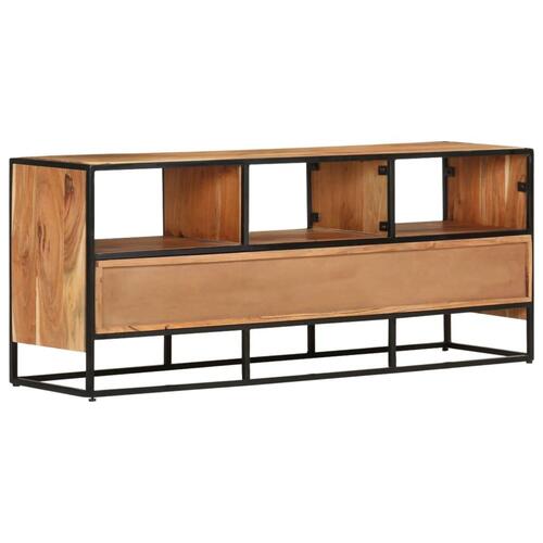 Tv-skab 110x30x45 cm massivt akacietræ