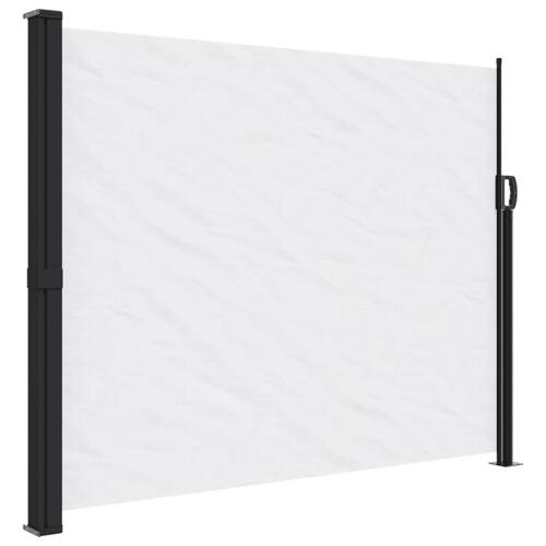 Sammenrullelig sidemarkise 170x300 cm hvid