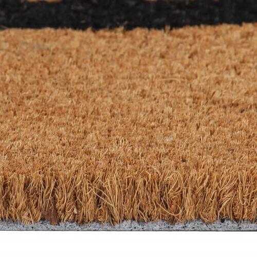 Dørmåtte 40x60 cm tuftet coir naturfarvet