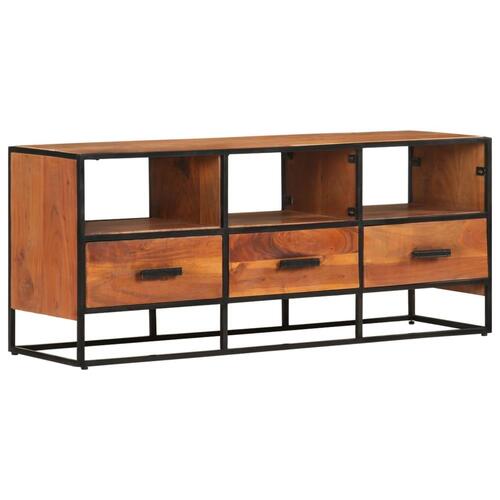 Tv-skab 110x30x45 cm massivt akacietræ