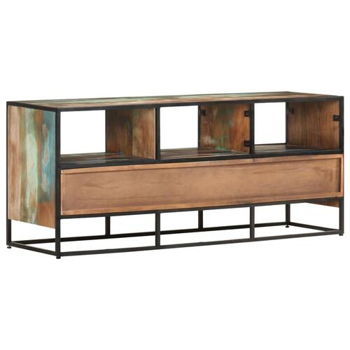 Tv-skab 110x30x45 cm massivt genbrugstræ