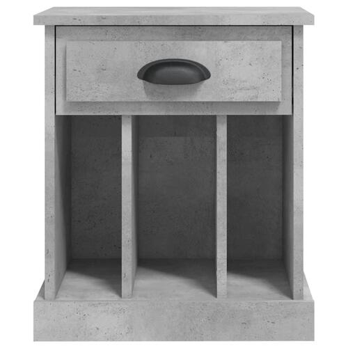 Sengeborde 2 stk. 43x36x50 cm betongrå