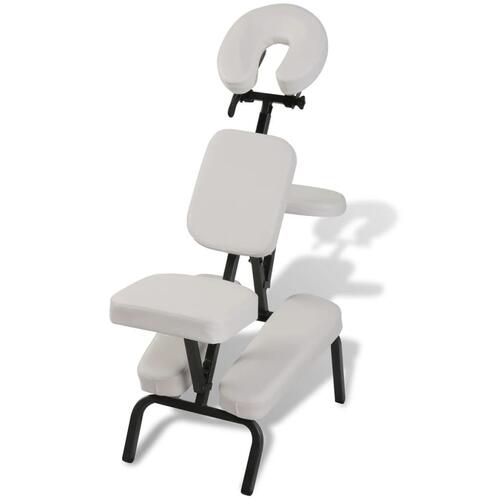 Hvid Foldable & Bærbar massagestol