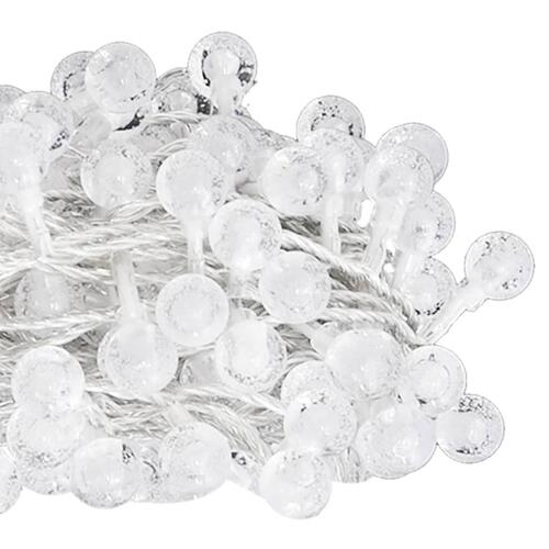 Fairy lights-lyskæder 20 m 200 LED'er 8 funktioner varm hvid