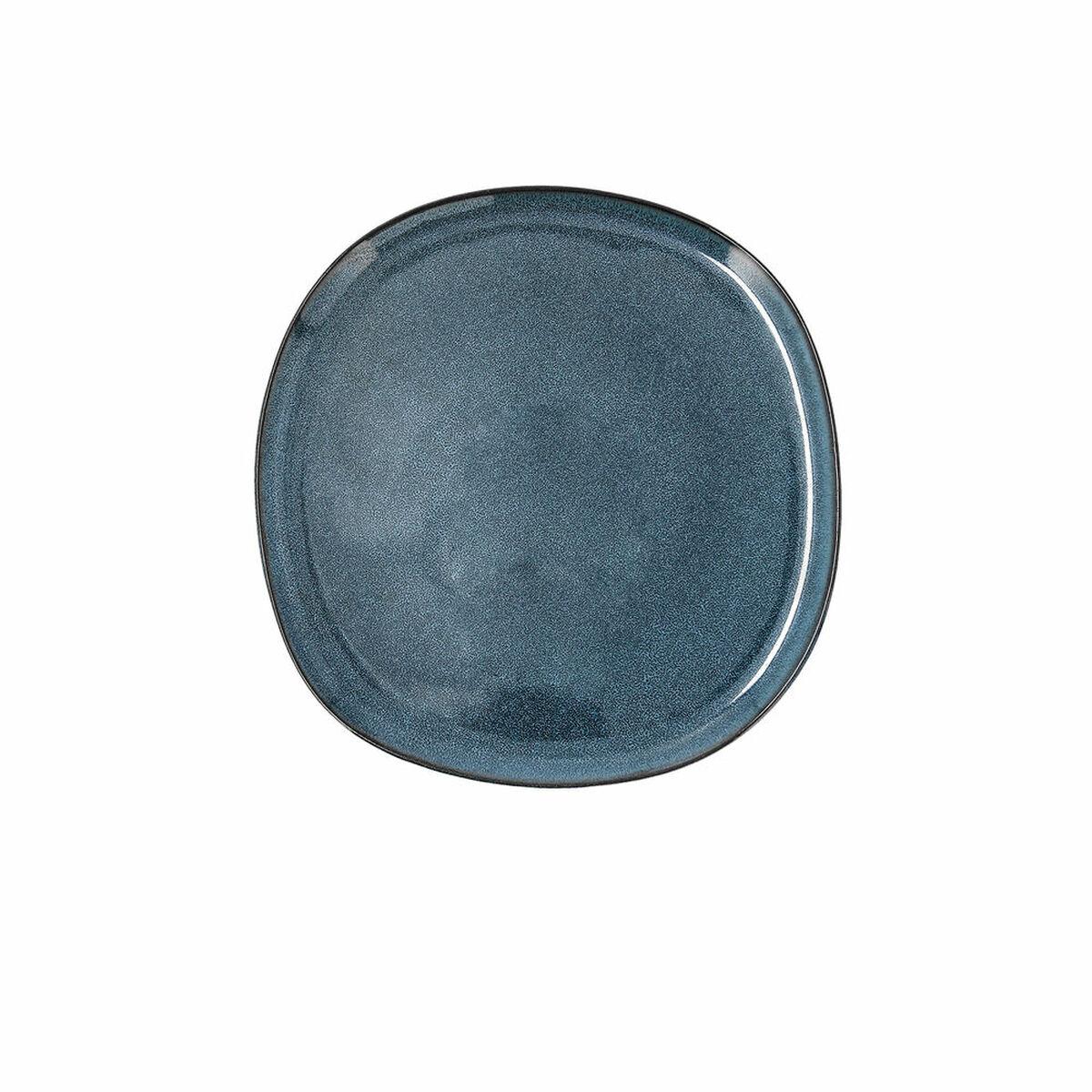 Bidasoa Ikonic middags tallerken, blå keramik, 20,2 × 19,7 cm - 6 stk