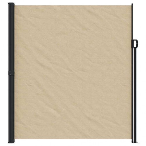 Sammenrullelig sidemarkise 220 × 500 cm - beige