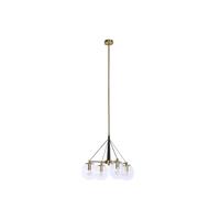 Loftslampe 50 x 50 x 144 cm Krystal Gylden Metal 50 W