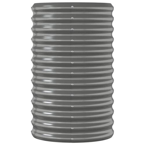 Plantekrukke 114x40x68 cm pulverlakeret stål grå