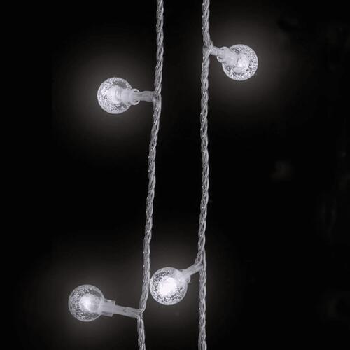 Fairy lights-lyskæder 20 m 200 LED'er 8 funktioner kold hvid