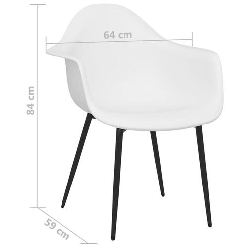 Spisebordsstol PP hvid