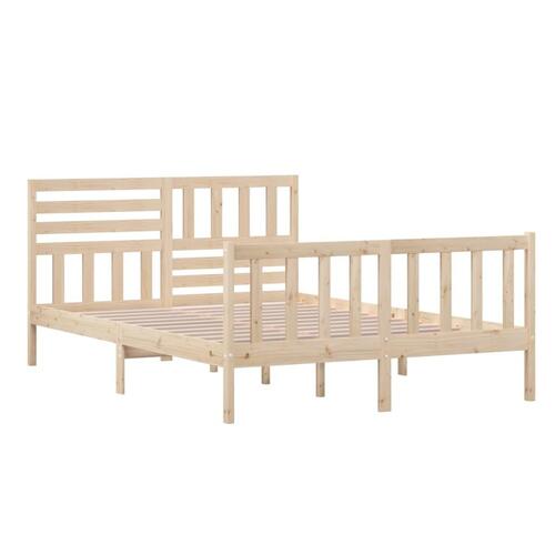 Sengeramme 140x200 cm massivt træ