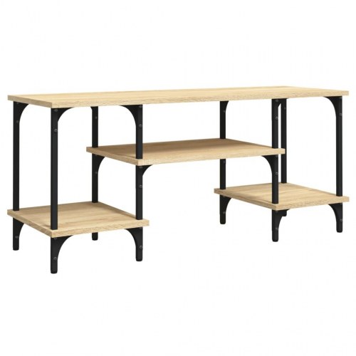 Tv-bord i konstrueret træ - sonoma-eg, 102×35×45,5 cm