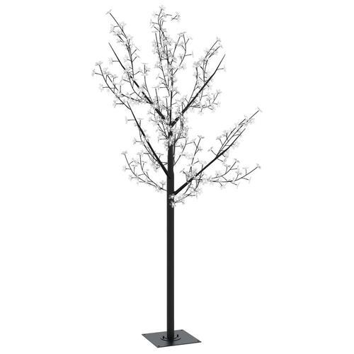 Juletræ 180 cm 200 LED'er kirsebærblomst farverigt lys