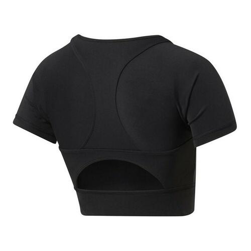 Kortærmet T-shirt til Kvinder Reebok Training MYT Sort XS