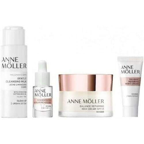 Unisex kosmetiksæt Anne Möller Rosâge Balance Rich Repairing Cream 4 Dele