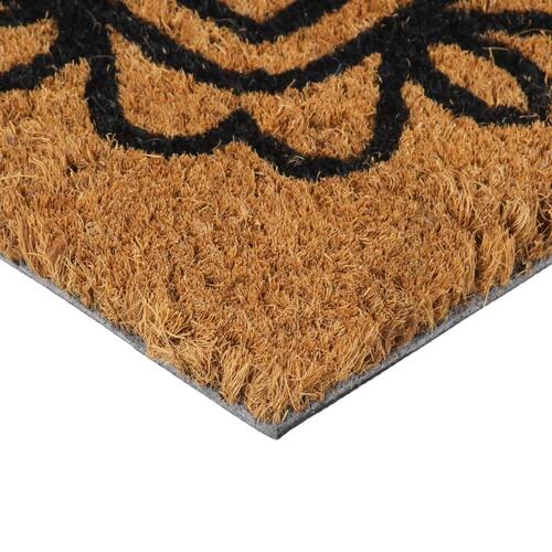 Dørmåtte 45x75 cm tuftet coir naturfarvet