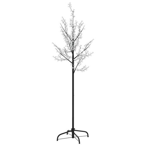 Juletræ 220 cm 220 LED'er kirsebærblomst farverigt lys
