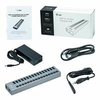 USB Hub i-Tec U3CHARGEHUB16 Grå 90 W