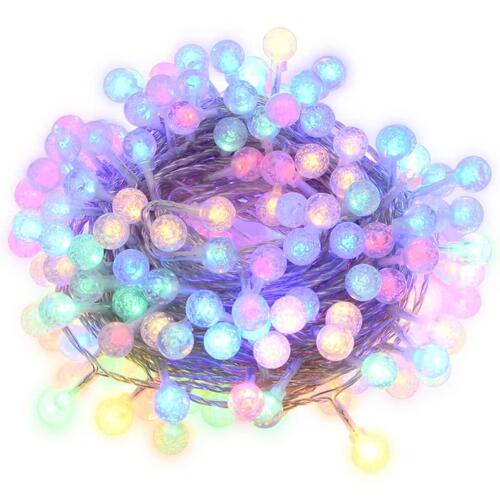 Fairylights-lyskæder 20 m 200 LED'er 8 funktioner flerfarvet