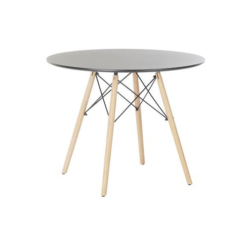 Spisebord Sort Birk Træ MDF 90 x 90 x 74 cm