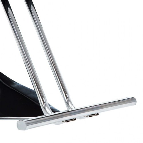 Frisørstol kunstlæder sort