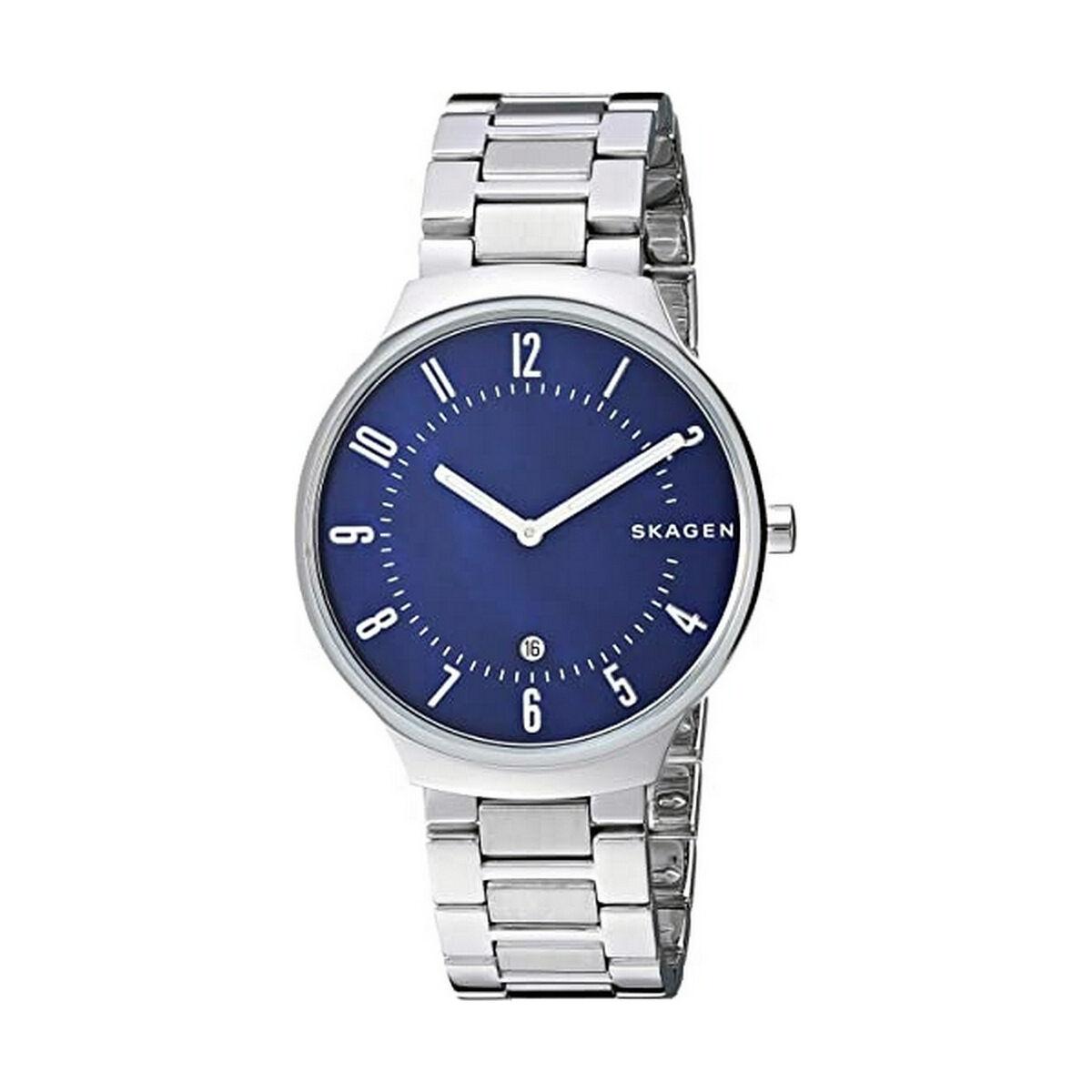 Skagen Grenen herreur med blå skive (Ø 38 mm)