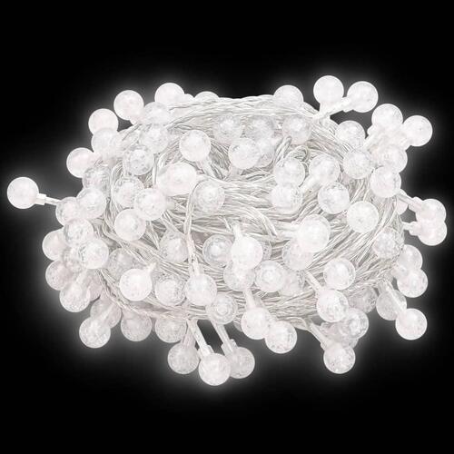 Fairy lights-lyskæder 40 m 400 LED'er 8 funktioner kold hvid