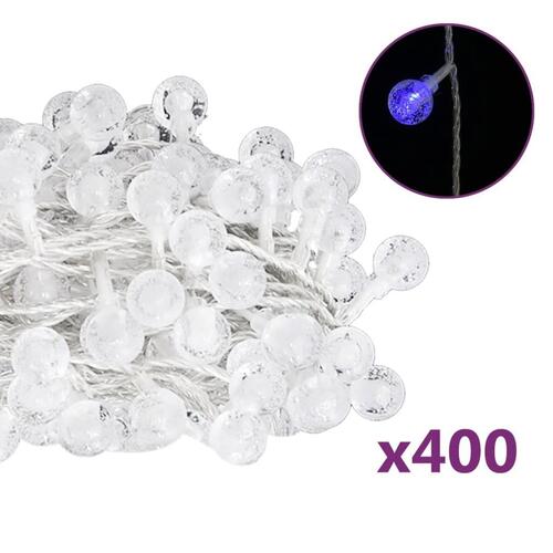 Fairy lights-lyskæder 40 m 400 LED'er 8 funktioner blå