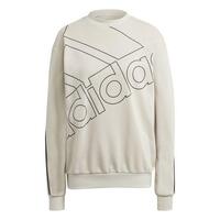 Sweaters uden Hætte til Kvinder Adidas Giant Logo Beige XS