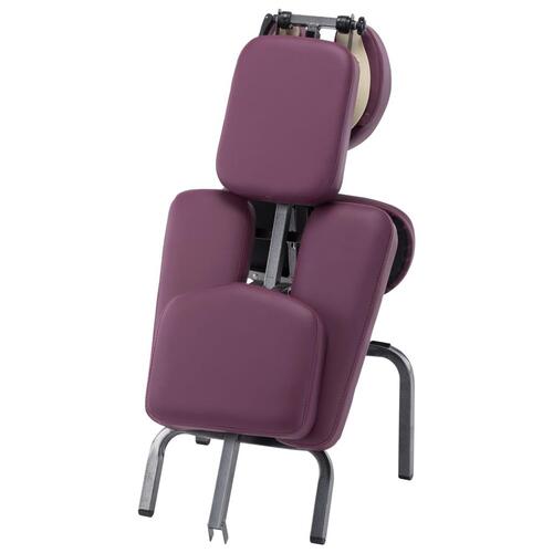 Massagestol kunstlæder bordeauxfarvet 122 x 81 x 48 cm