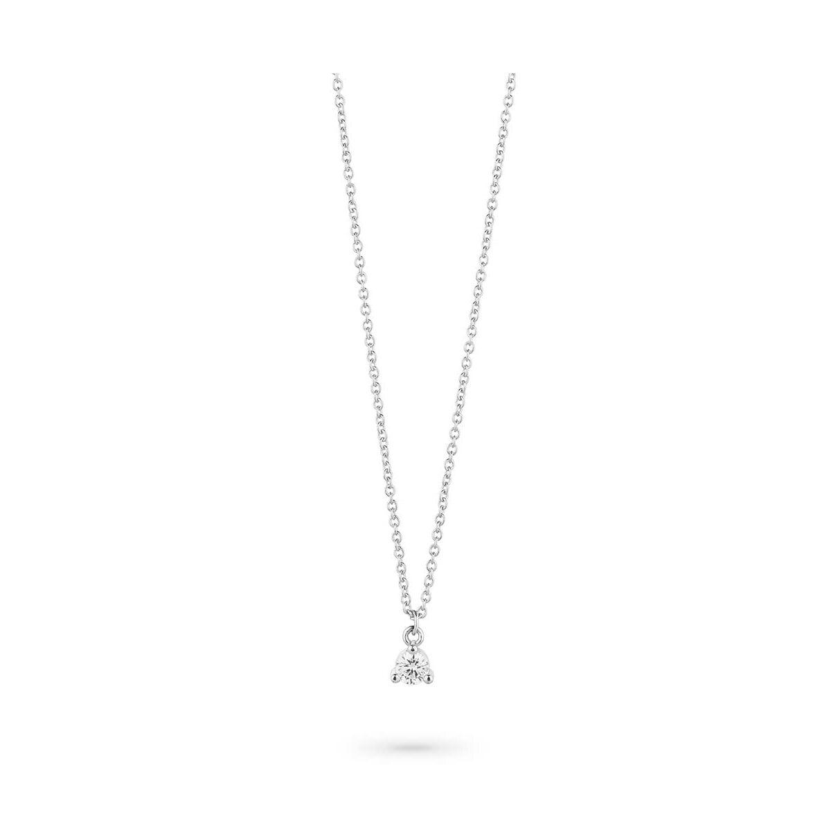 Radiant halskæde til kvinder - rustfrit stål, 50 cm (grå)