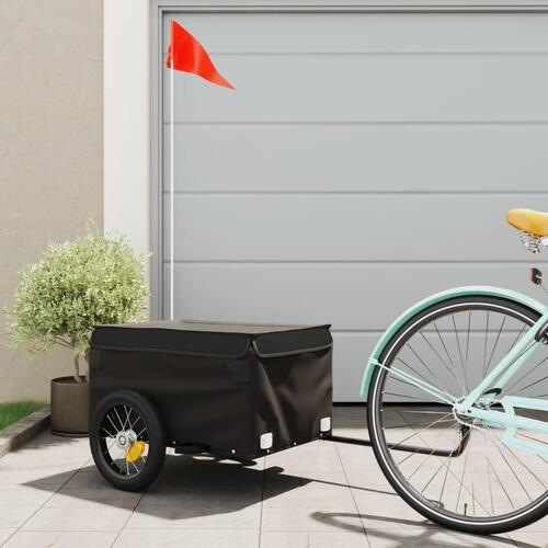 Cykelanhænger 30 kg jern sort