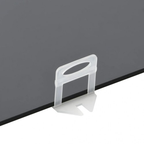 Nivelleringsklips til fliser 1000 stk. 2 mm