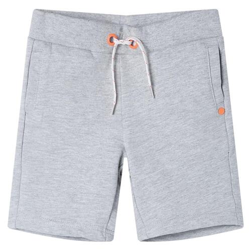 Shorts til børn str. 92 med snøre grå