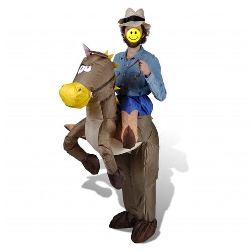 Cowboy Utkledning Kostume Oppustelig Unisex