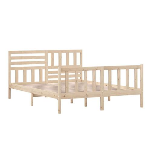 Sengeramme 150x200 cm King Size massivt træ