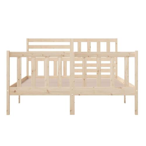 Sengeramme 150x200 cm King Size massivt træ