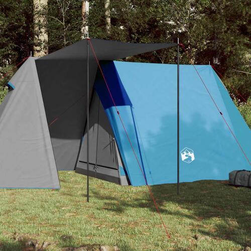 3-personers campingtelt vandafvisende blå