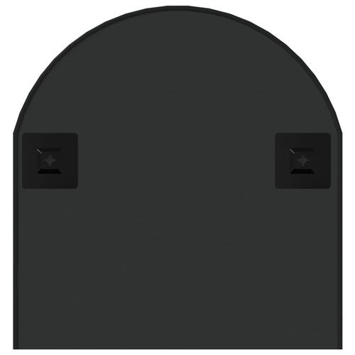 Vægspejl 90x40 cm oval sort