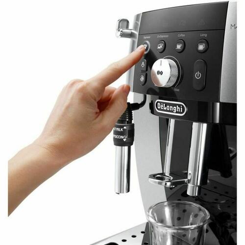 Superautomatisk kaffemaskine DeLonghi Sort Sølvfarvet 15 bar 1,8 L