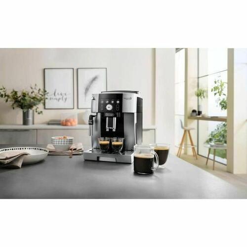 Superautomatisk kaffemaskine DeLonghi Sort Sølvfarvet 15 bar 1,8 L