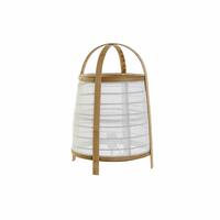 Bordlampe Hvid Natur Bambus 40 W 220 V 32 x 32 x 45,5 cm