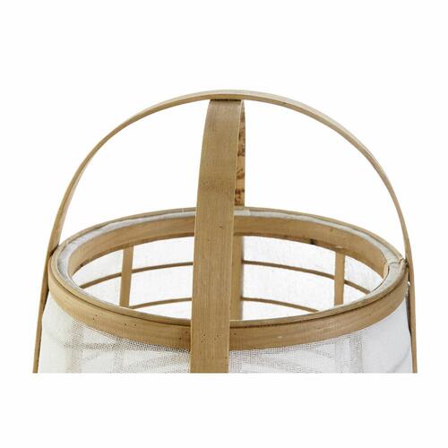Bordlampe Hvid Natur Bambus 40 W 220 V 32 x 32 x 45,5 cm
