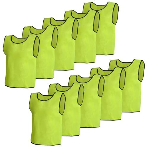 10 stk Gul Sport Bib Senior
