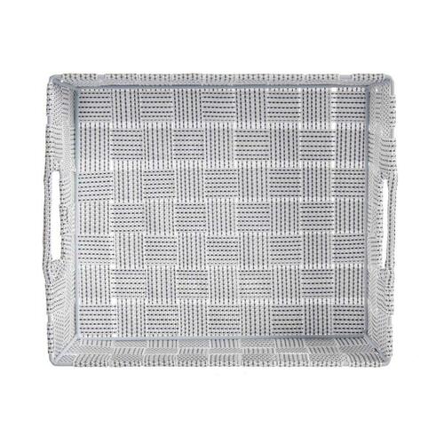 Multibrug kurv Hvid Klæde 3 L 23 x 8 x 27 cm (48 enheder)