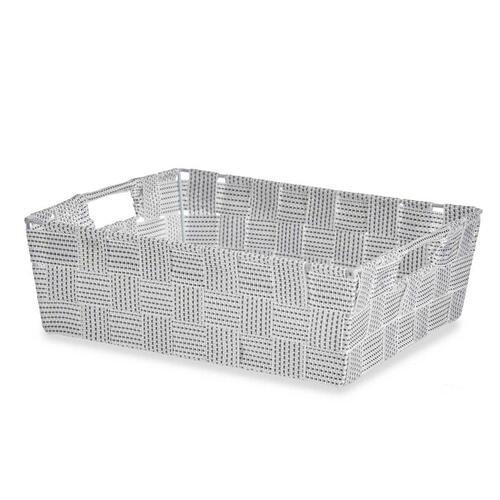 Multibrug kurv Hvid Klæde 3 L 23 x 8 x 27 cm (48 enheder)