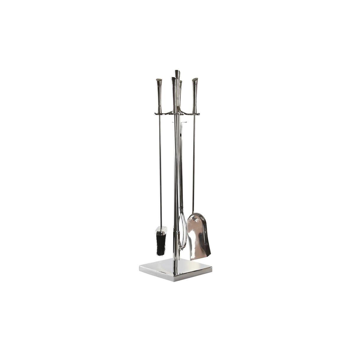 Pejsesæt - rustfrit stål/aluminium, sølv (20 × 20 × 78 cm)