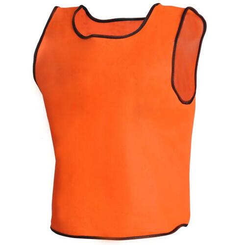 10 stk Orange Sport Bib Senior