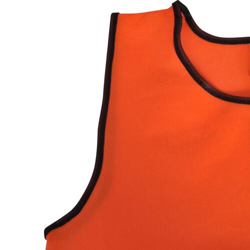 10 stk Orange Sport Bib Senior