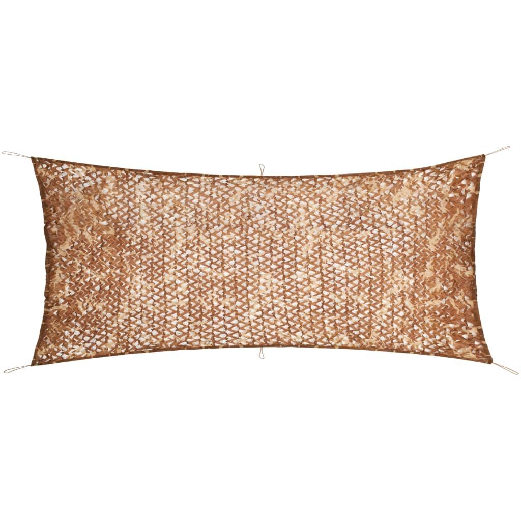 Camouflagenet med opbevaringstaske 1,5x5 m beige